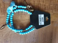 Aqua blauwe armband bij Bemiri